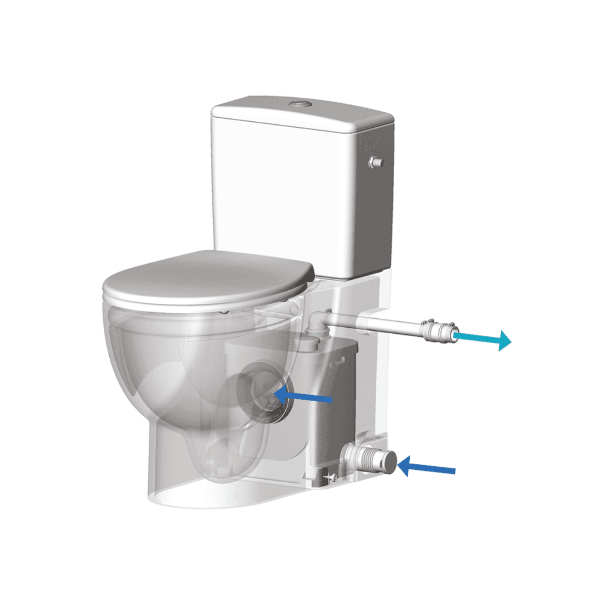Toilet with SFA Saniflush Grinder with reference SANIFLUSH from the brand SFA SANITRIT