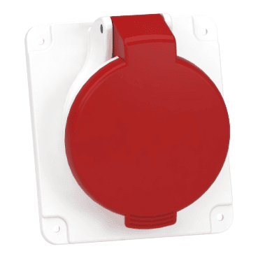 Presa da incasso inclinata 3P+N+T 16 A IP44 380 - 415 V con riferimento PKF16F435 del marchio SCHNEIDER ELECTRIC