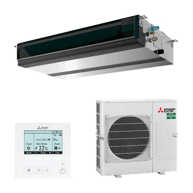 Condizionatore d'aria canalizzato Mitsubishi Electric MGPEZ-100VJA 9,5 kW 32000 BTU con riferimento MGPEZ-100VJA del marchio MITSUBISHI