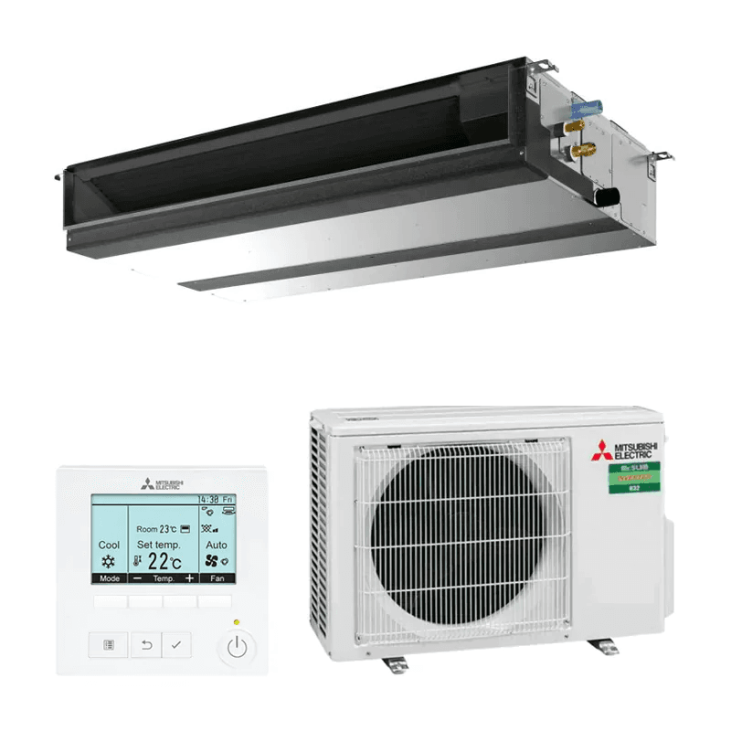 Condizionatore d'aria canalizzato Mitsubishi Electric MGPEZ-35VJA 3,6 kW 12000 BTU con riferimento MGPEZ-35VJA del marchio MITSUBISHI