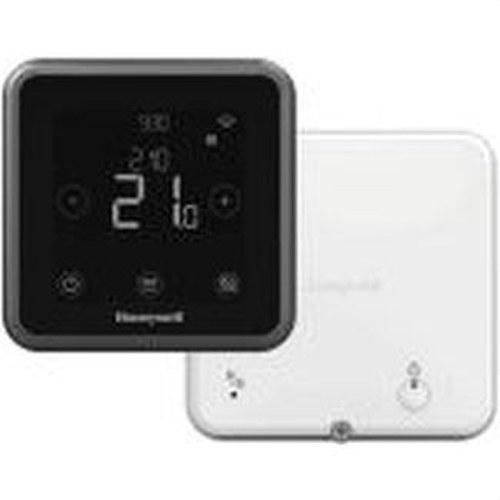 Cronotermostato intelligente cablato Honeywell T6 da parete nero con riferimento Y6H810WF1005 del marchio RESIDEO