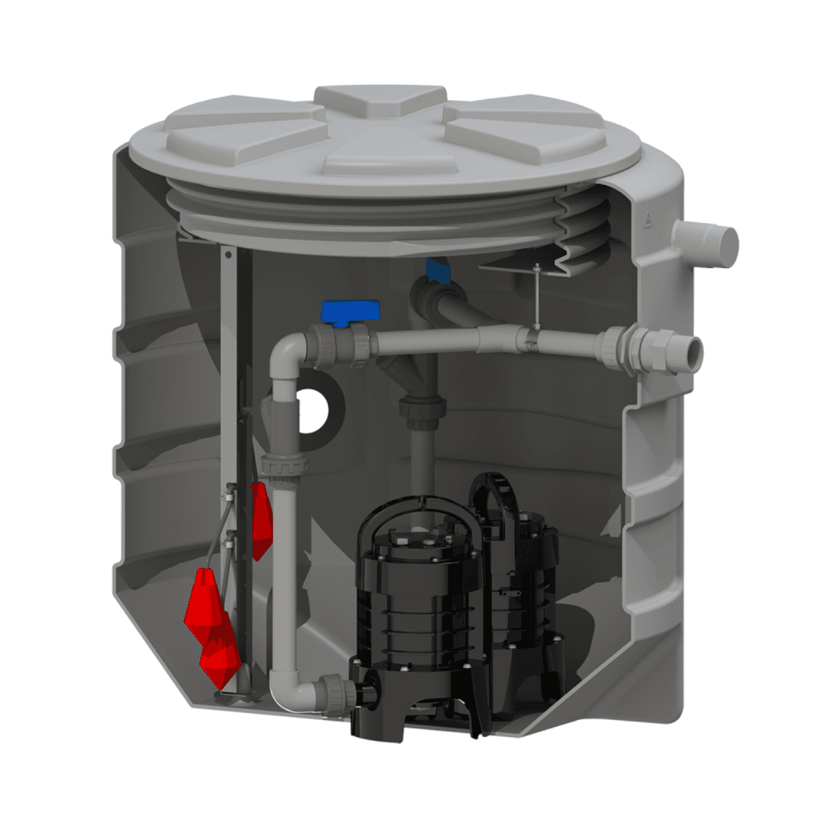 Stazione di sollevamento SFA SANIFOS 610 1 VX SP S - Versione vortex monofase con riferimento SANIFOS6101VXSPS del marchio SFA SANITRIT