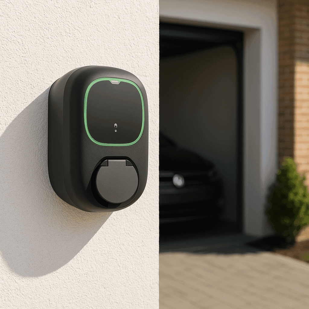 Caricabatterie auto elettrica con wifi nero Wallbox Pulsar Pro Socket 22 kW con riferimento PPR2-W-2-4-K-002 del marchio WALLBOX