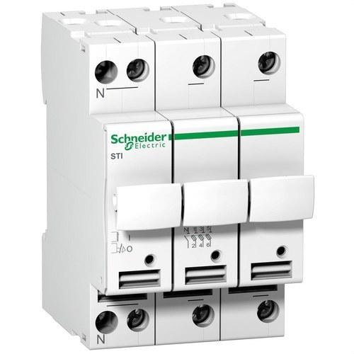Portafusibili sezionatore Acti9 STI 3P+N 500V con riferimento A9N15658 del marchio SCHNEIDER ELECTRIC