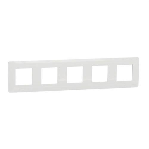 Cornice di 5 elementi New Unica Studio Polar con riferimento NU201018 del marchio SCHNEIDER ELECTRIC