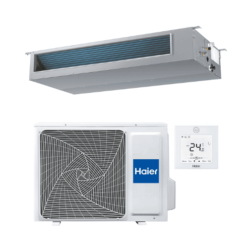 Condizionatore canalizzato con WiFi Haier 7,1 kW 24000 BTU con riferimento HAEAD71S2SM9FA(H)1U71S2SR3FA del marchio HAIER
