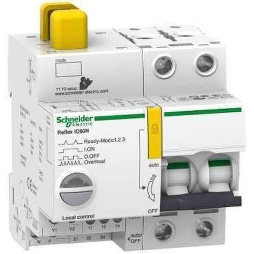 Interruttore con riflesso iC60N TI24 40A 2P B con riferimento A9C61240 del marchio SCHNEIDER ELECTRIC
