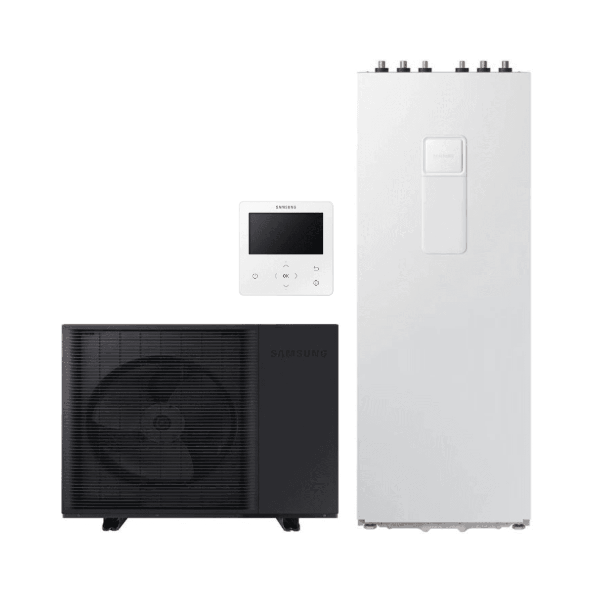 Set aerotermico Samsung EHS Mono R290 8 kW 260 litri con riferimento EHSMONOR290-8260 del marchio SAMSUNG