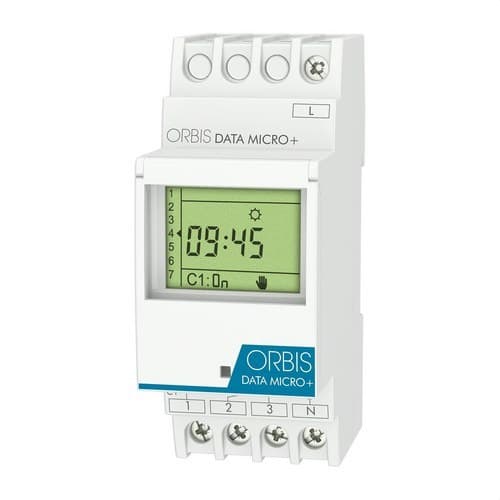 Interruttore orario digitale DATA MICRO+ con riferimento OB172012N del marchio ORBIS