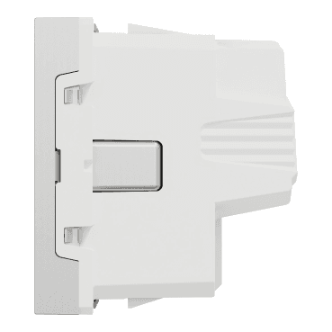 Base presa schuko alluminio New Unica Studio con riferimento NU303730 del marchio SCHNEIDER ELECTRIC