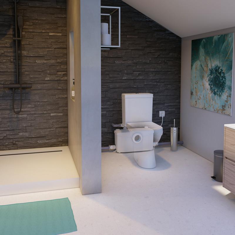 Trituratore sanitario SFA SANIPLUS per bagni completi con grande affluenza con riferimento 0100300 del marchio SFA SANITRIT