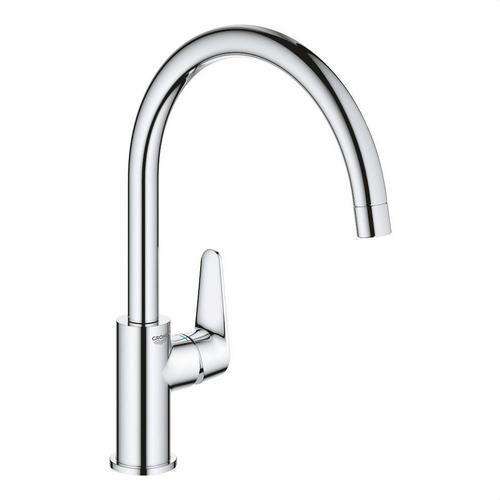 Rubinetto da cucina monocomando 1/2" Grohe Baucurve cromato con riferimento 31536001 del marchio GROHE