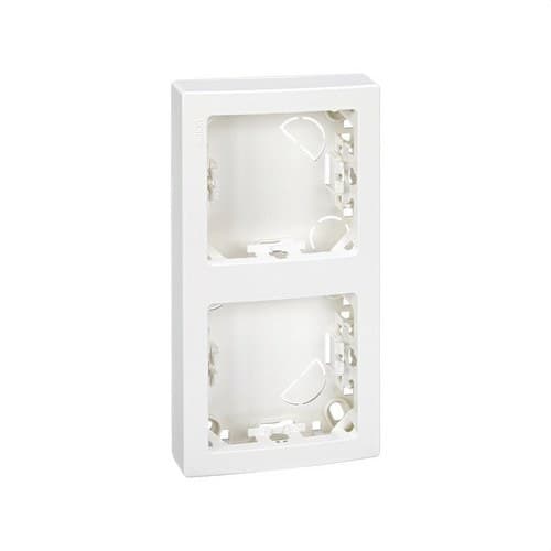 Frame with base for 2 vertical elements white Simon 73 Loft with reference 73621-60 from the brand SIMON