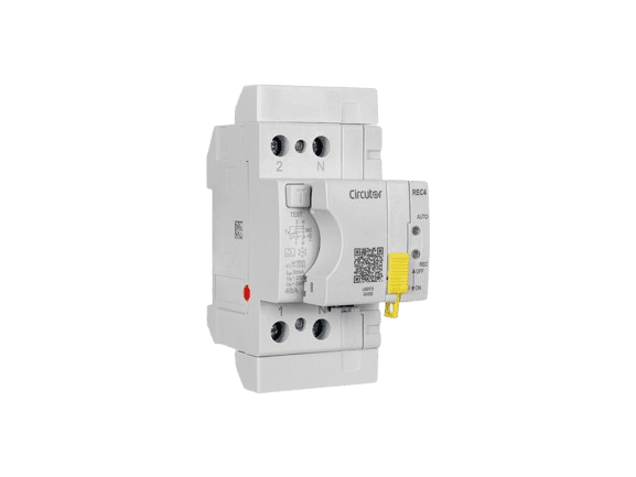 Interruttore differenziale autoripristinante Circutor REC4 2P 30A 30mA con riferimento P26A21. del marchio CIRCUTOR