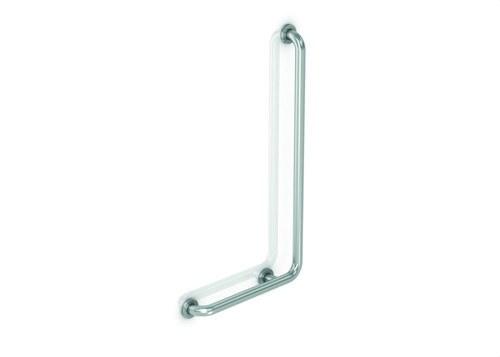 Barra di supporto a 90º parete inox lucida sinistra con riferimento GW11 15 04 02 del marchio GENWEC