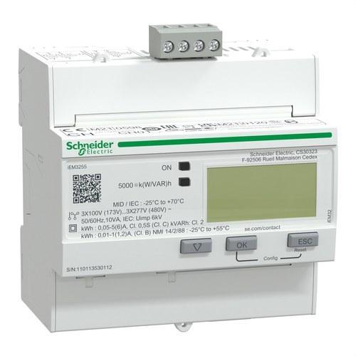 Contatore di energia iem3255 x/5a c.0,5s modbus MID con riferimento A9MEM3255 del marchio SCHNEIDER ELECTRIC