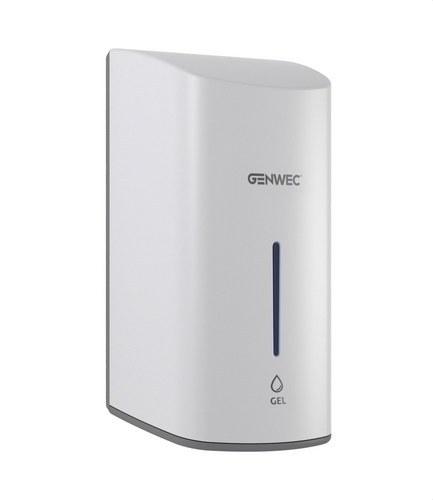 Dispenser automatico di sapone/gel disinfettante 1100ml ABS bianco con riferimento GW04 16 01 00 del marchio GENWEC