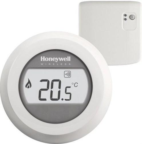 Kit composto da termostato digitale Honeywell T87 + ricevitore BDR91 con riferimento Y87RF2058 del marchio RESIDEO