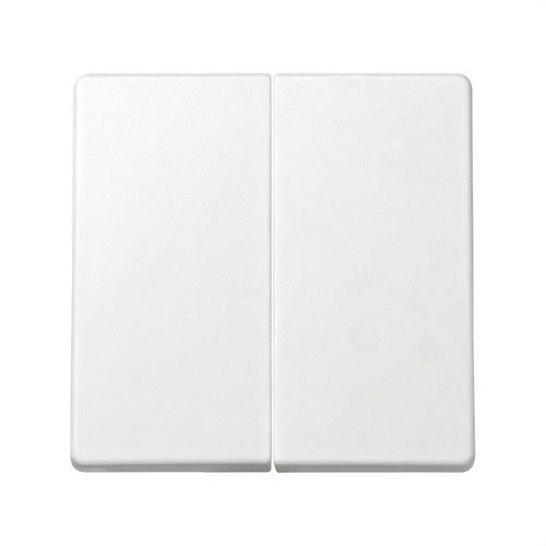 Doppio tasto per meccanismi di comando bianco Simon 73 Loft con riferimento 73026-60 del marchio SIMON