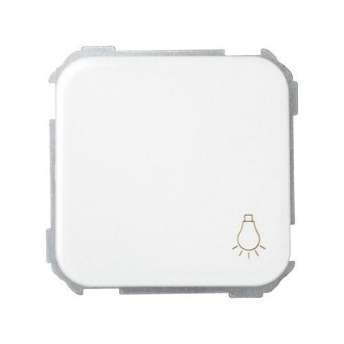 Pulsante con incisione luce e sistema di connessione rapida bianco Simon 31 con riferimento 31651-30 del marchio SIMON