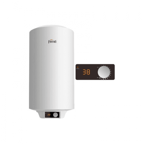 Scaldabagno elettrico verticale Ferroli TIBER C 100 litri con riferimento GRID7WKA del marchio FERROLI
