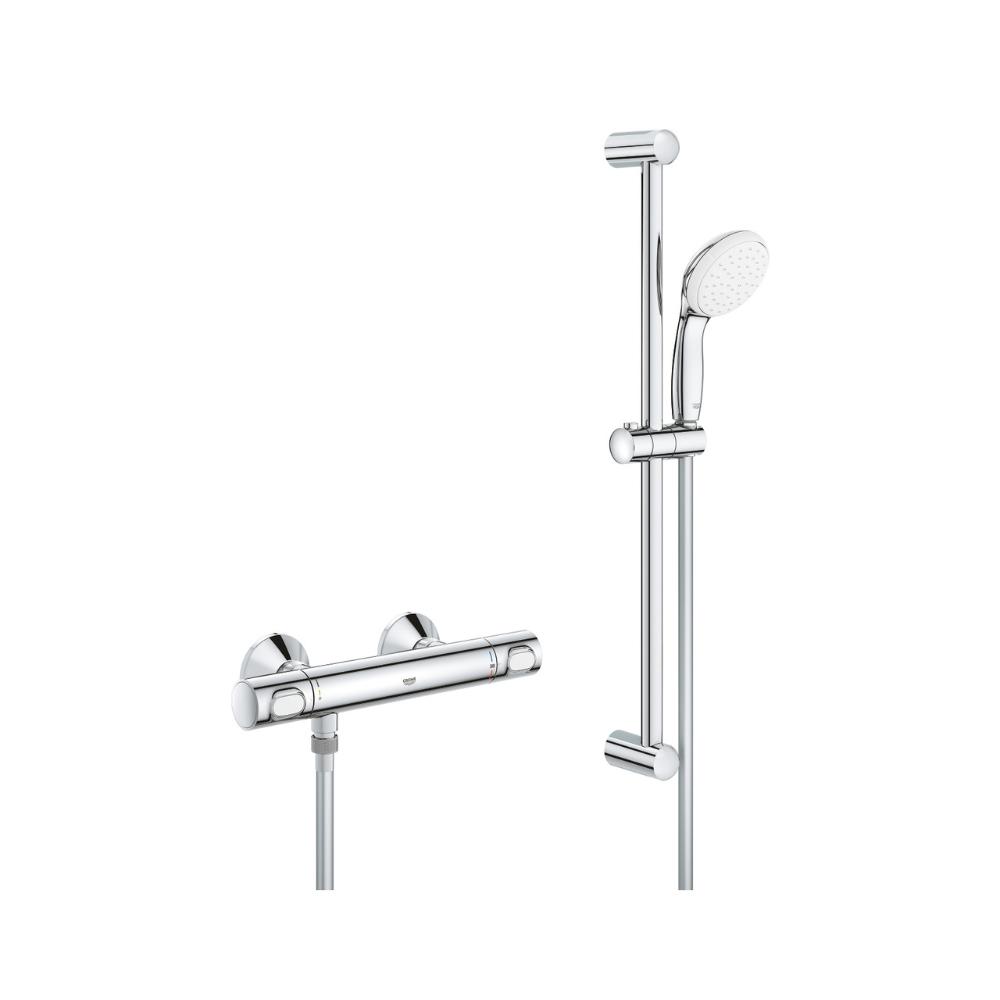 Set doccia termostatico 1/2" Grohe Grohtherm 500 cromo con riferimento 34796001 del marchio GROHE