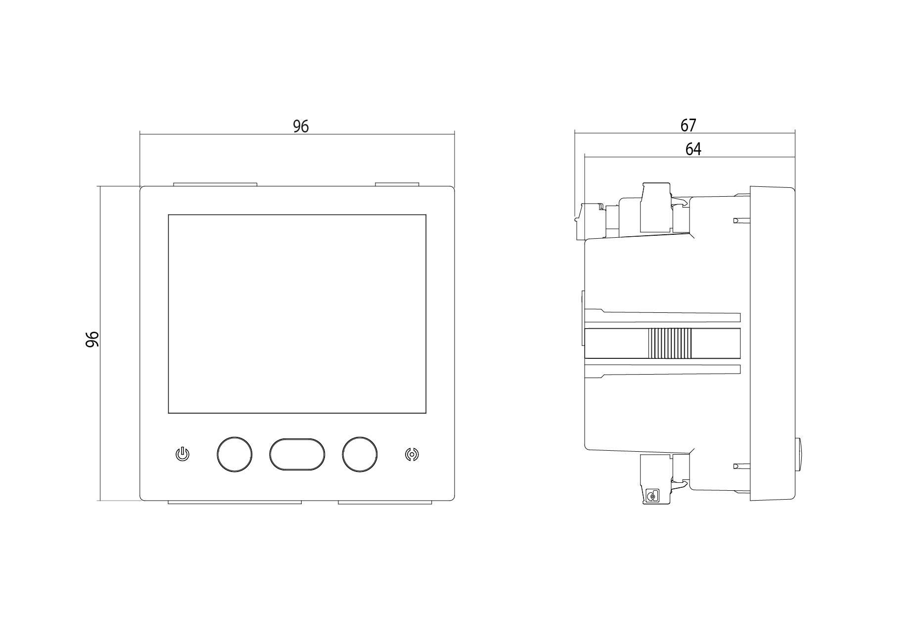Analizzatore di rete trifase da pannello Circutor CVM-C11-ITF-IN-485-ICT2 con riferimento M58541. del marchio CIRCUTOR