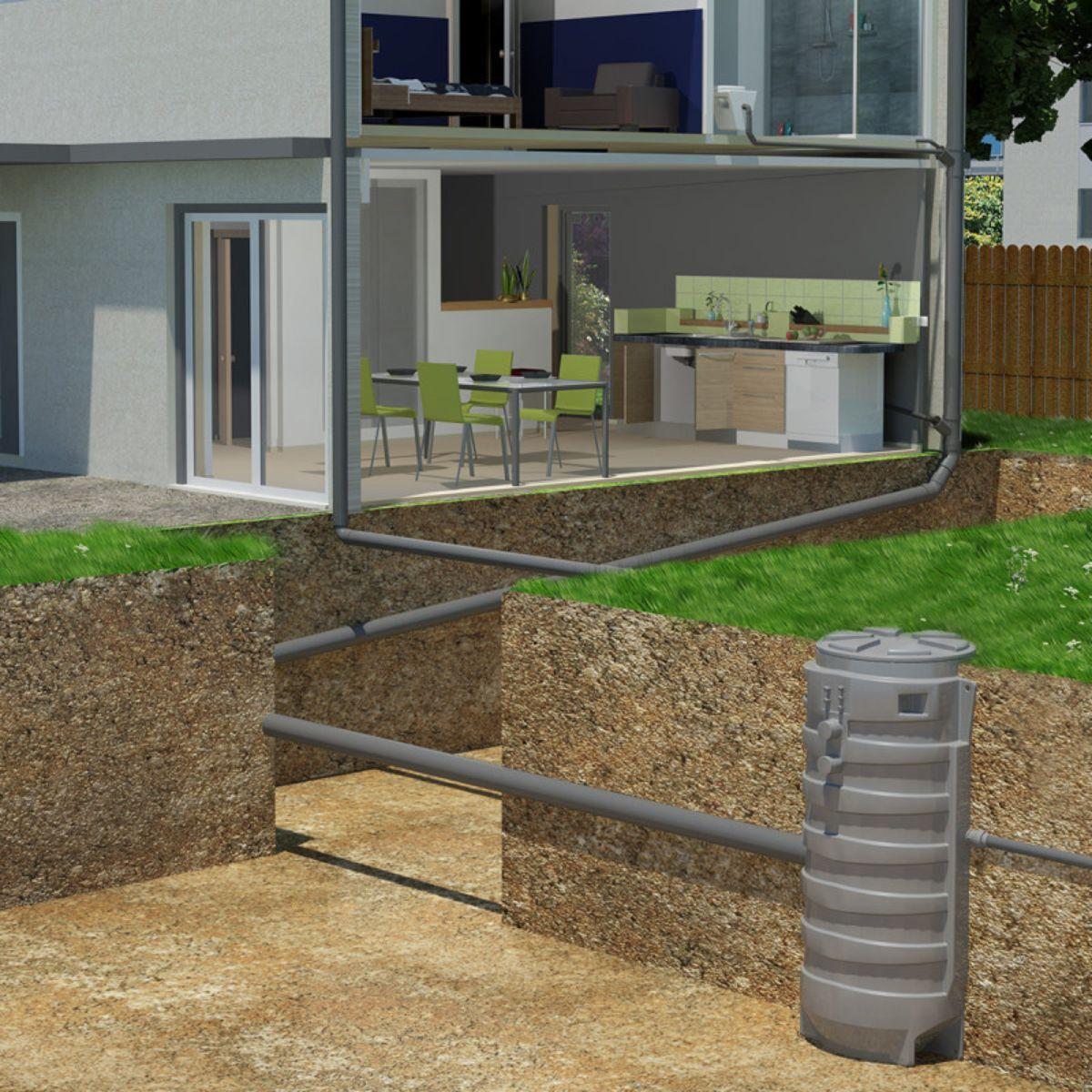 Stazione di pompaggio SFA Sanifos 1300 2GR SP S - Versione trituratore con riferimento 009FOS1300TM del marchio SFA SANITRIT