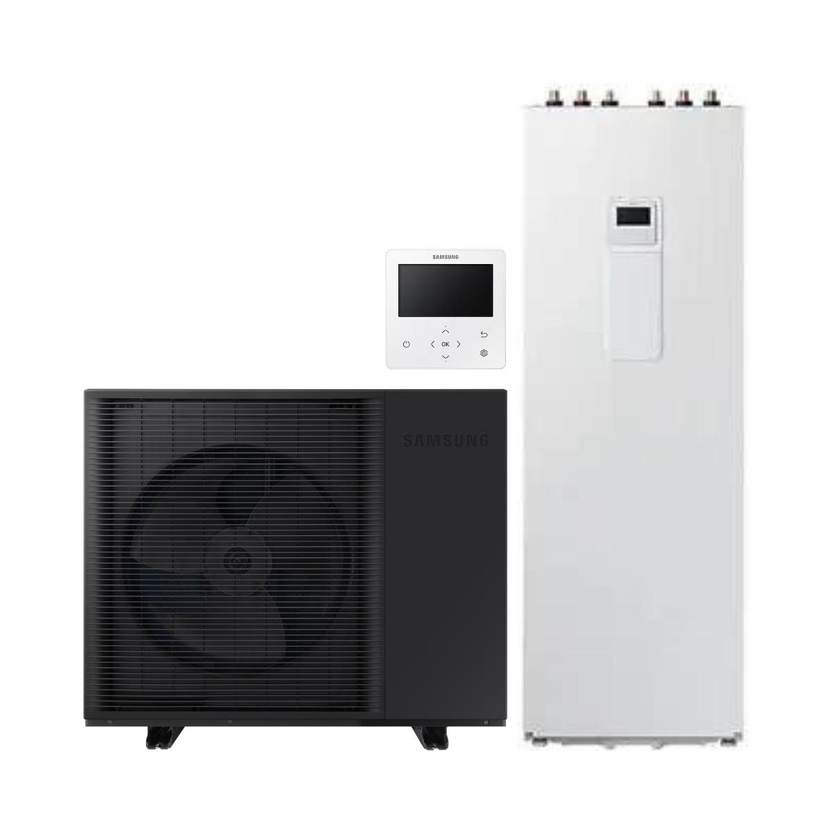 Set aerotermico monobloc Samsung EHS HT 8 kW + ClimateHub da 260 litri con riferimento KITSAMEHSHT8+260 del marchio SAMSUNG