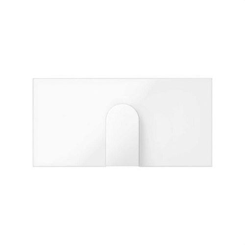 Copertura per uscita cavi stretta bianco brillante Simon 100 con riferimento 10000051-130 del marchio SIMON