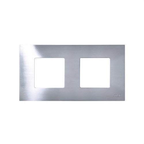 Custodia intercambiabile per cornice 2 elementi inox Simon 27 Play con riferimento 2700627-042 del marchio SIMON