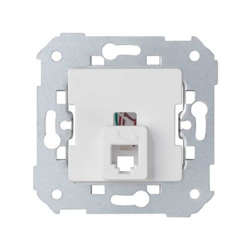 Telephone Socket with 6 RJ12 Contacts White Simon 75 with reference 75481-30 from the brand SIMON