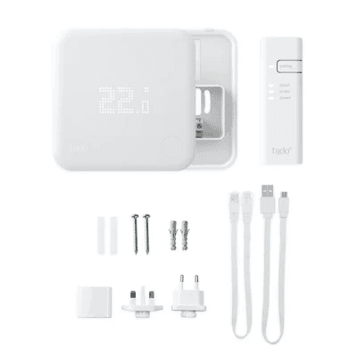 Termostato intelligente cablato Tado V3+ - Kit di avvio con riferimento ST KIT V3+ del marchio TADO