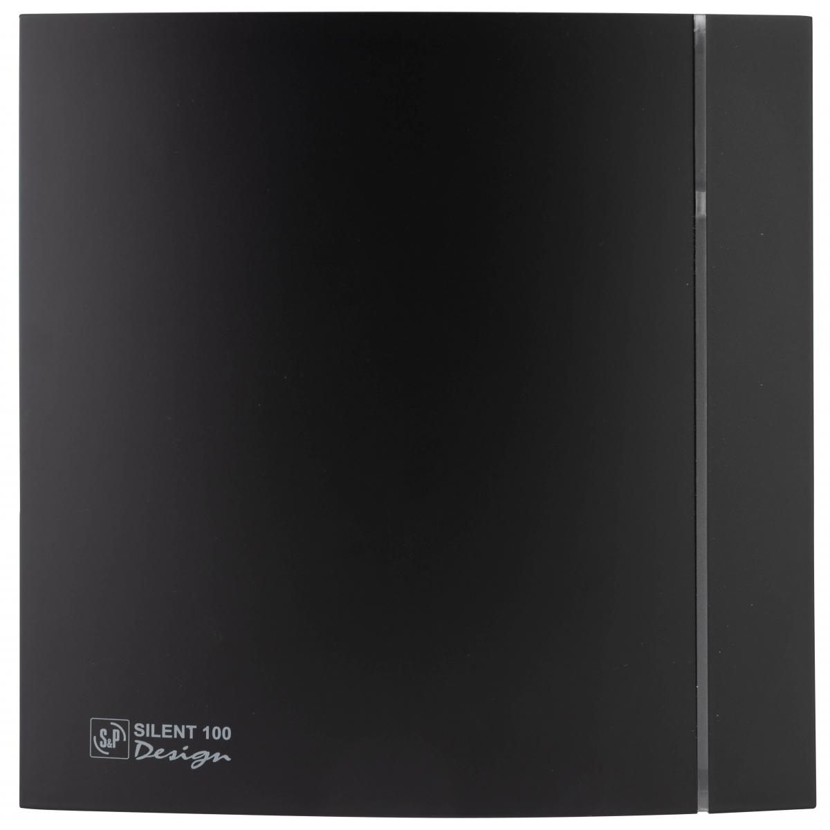 Estrattore da bagno SILENT-100 CZ Design 4C Nero con riferimento 5210607400 del marchio SOLER & PALAU