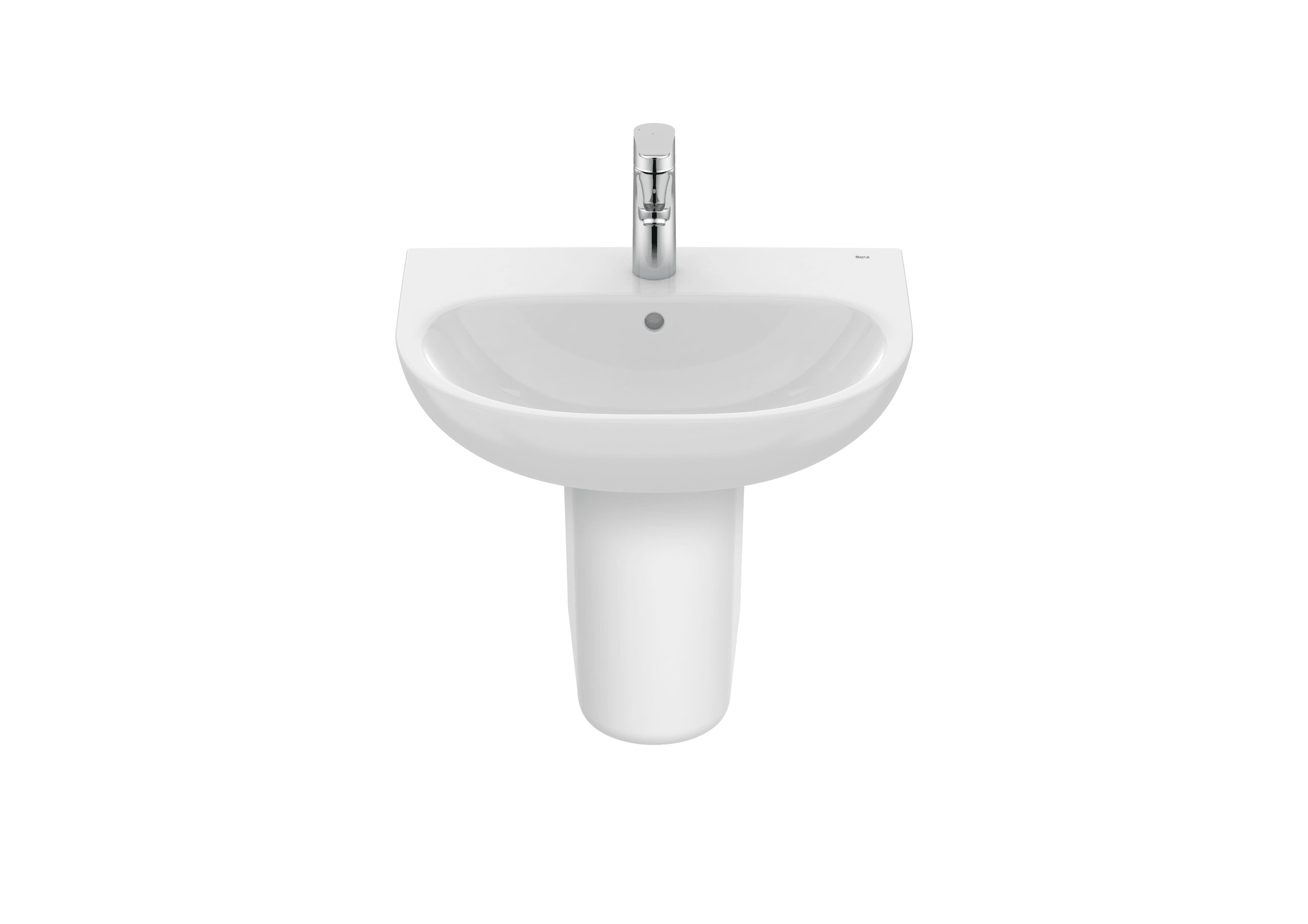 Lavabo a parete in porcellana con fissaggi Roca Victoria 520x425mm con riferimento A325V03000 del marchio ROCA