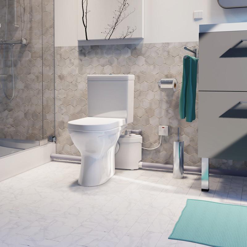 Trituratore sanitario SFA SANISLIM per bagni completi con riferimento SANISLIM del marchio SFA SANITRIT