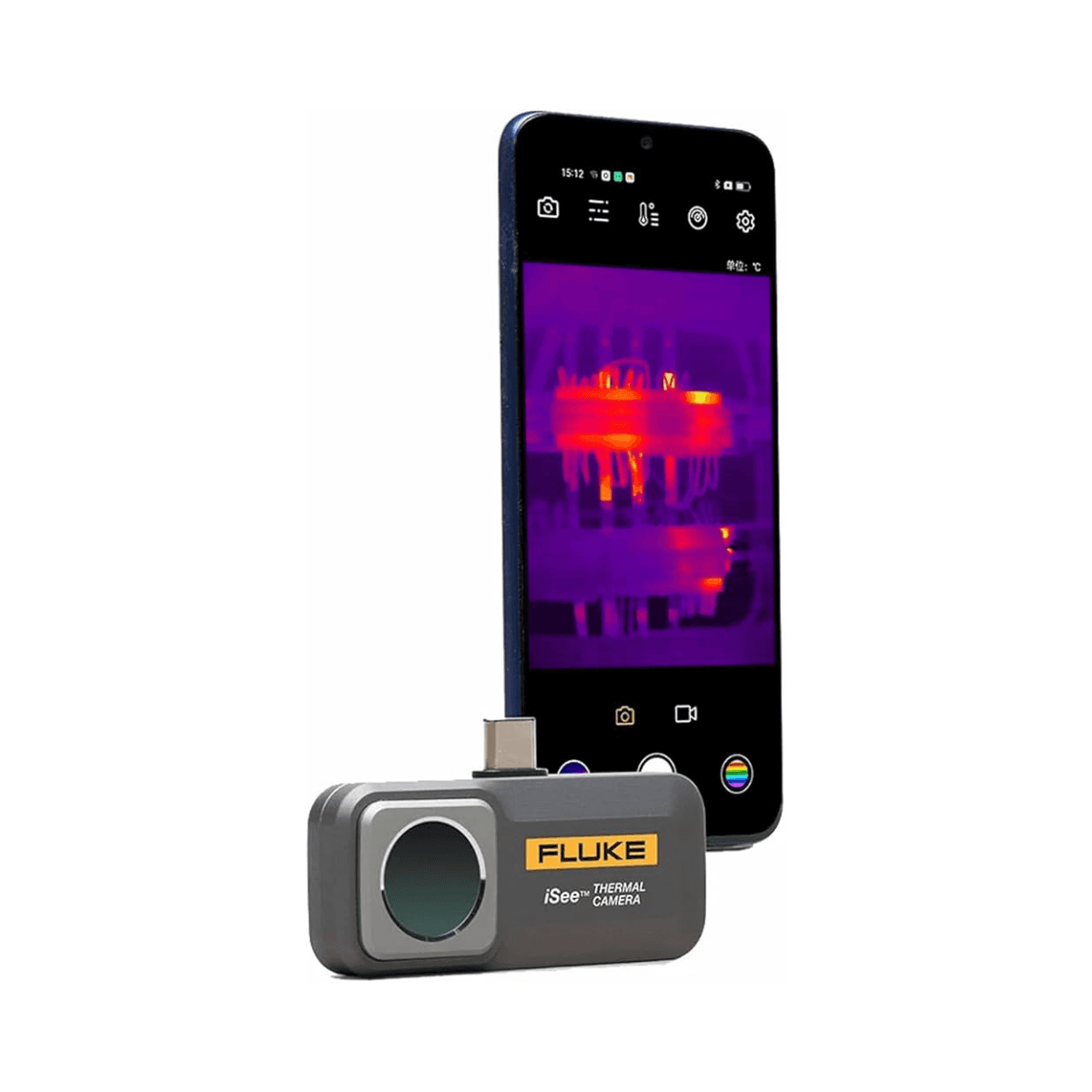 Fotocamera termografica mobile Fluke iSee™ TC01A con riferimento 6016119 del marchio FLUKE