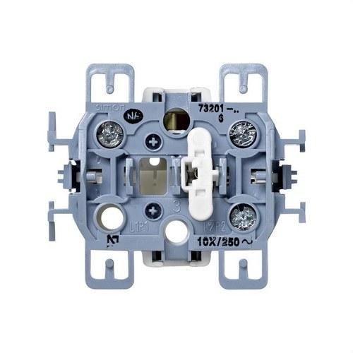 Interruttore con sistema di connessione a vite Simon 73 con riferimento 73201-39 del marchio SIMON