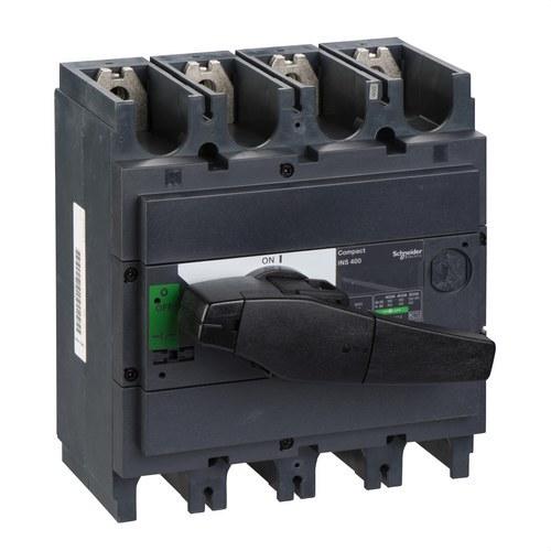 Interruttore sezionatore Interpact INS400 4 P 400 A con riferimento 31111 del marchio SCHNEIDER ELECTRIC