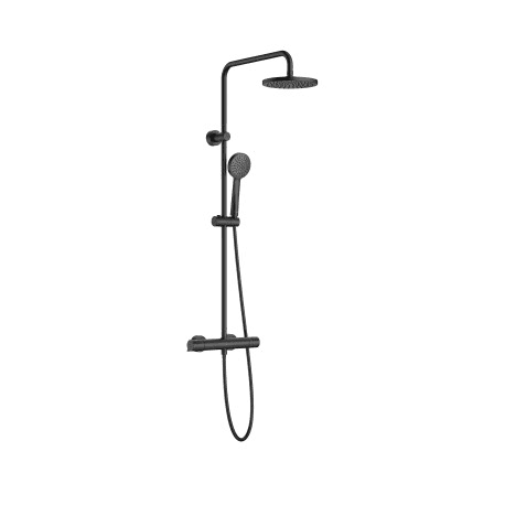Colonna doccia termostatica nero opaco Roca T-Basic