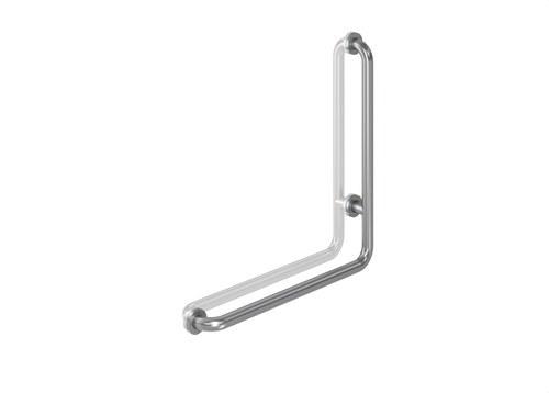 Barra di supporto angolare a 90º 600x600mm inox satinato con riferimento GW11 17 04 01 del marchio GENWEC