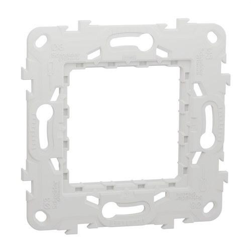 Telaio universale in plastica a 2 moduli New Unica con riferimento NU7002P del marchio SCHNEIDER ELECTRIC