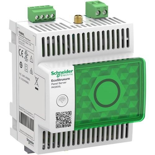 EcoStruxure Panel Server Advanced registratore di dati, concentratore wireless e gateway Modbus a 24V DC con riferimento PAS800L del marchio SCHNEIDER ELECTRIC