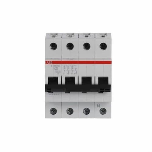 Interruttore Magnetotermico S203-C16NA 3P+N 16A Curva C 10kA con riferimento 2CDS253103R0164 del marchio ABB