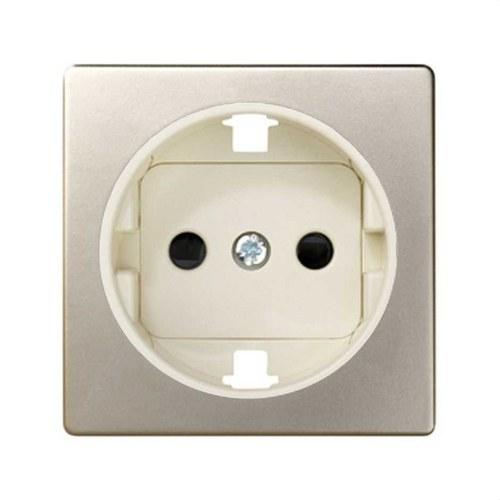 Coperchio con dispositivo di sicurezza per base presa schuko cava Simon 82 con riferimento 82041-64 del marchio SIMON