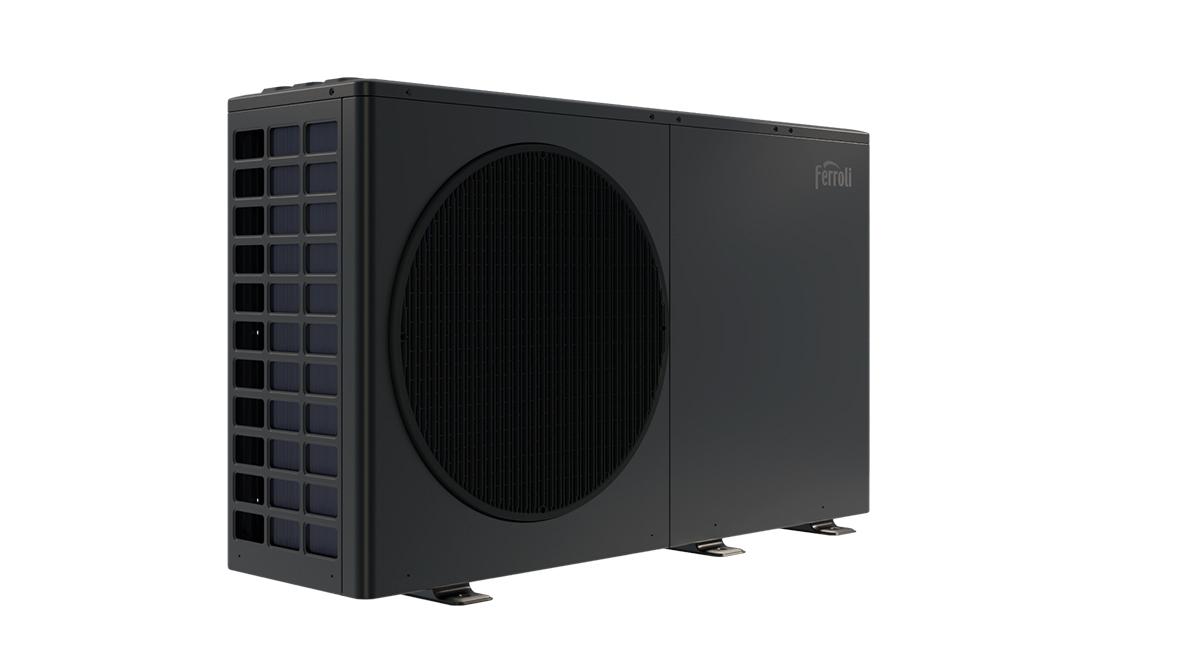 Pompa di calore aerotermica monoblocco R290 Ferroli OMNIA Life M 12 kW con telecomando con riferimento 4B4770129 del marchio FERROLI