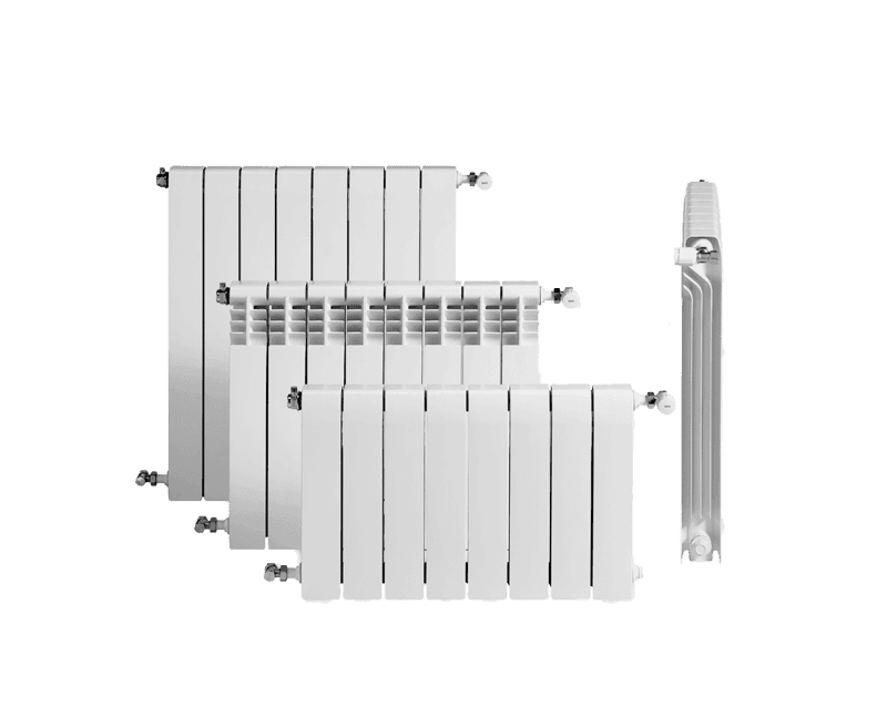 Radiatore d'acqua reversibile Baxi Dubal 70 3 elementi con riferimento 194A30301 del marchio BAXI