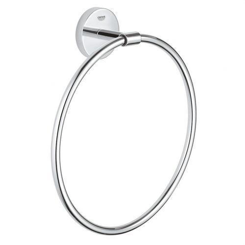 Porta asciugamani ad anello diametro 180mm Grohe BauCosmopolitan cromo con riferimento 40460001 del marchio GROHE