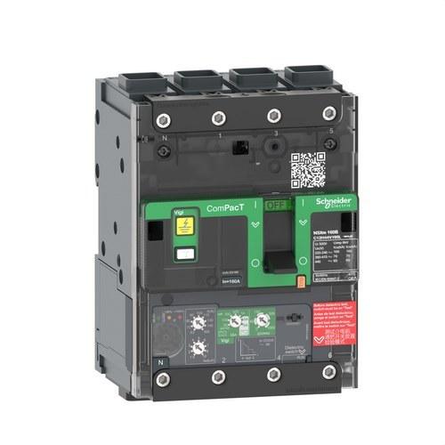 Interruttore automatico ComPacT NSXm100E 16kA AC 4P 100A Micrologic 4.1 ELINK con riferimento C11E44V100L del marchio SCHNEIDER ELECTRIC