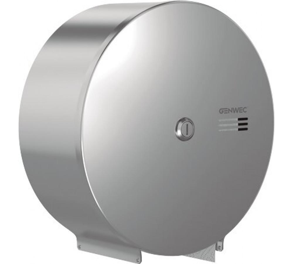 Dispenser di carta jumbo inox 304 satinato con riferimento GW03 02 04 01 del marchio GENWEC